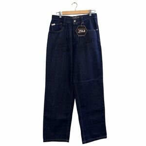 NWT Y2K southpole Baggy Jeans "king Of Kings" Embroidered 30W